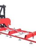 32″ Portable Sawmill with 14 HP Electric Start Loncin Engine – Sawmill Trailer & Extension Tracks Optional | Heavy - Duty Manual Mill - with 14 HP Sawmill E - Start | Sold by Uncle Wiener's Wholesale