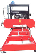 32″ Portable Sawmill with 14 HP Electric Start Loncin Engine – Sawmill Trailer & Extension Tracks Optional | Heavy - Duty Manual Mill - with 14 HP Sawmill E - Start | Sold by Uncle Wiener's Wholesale