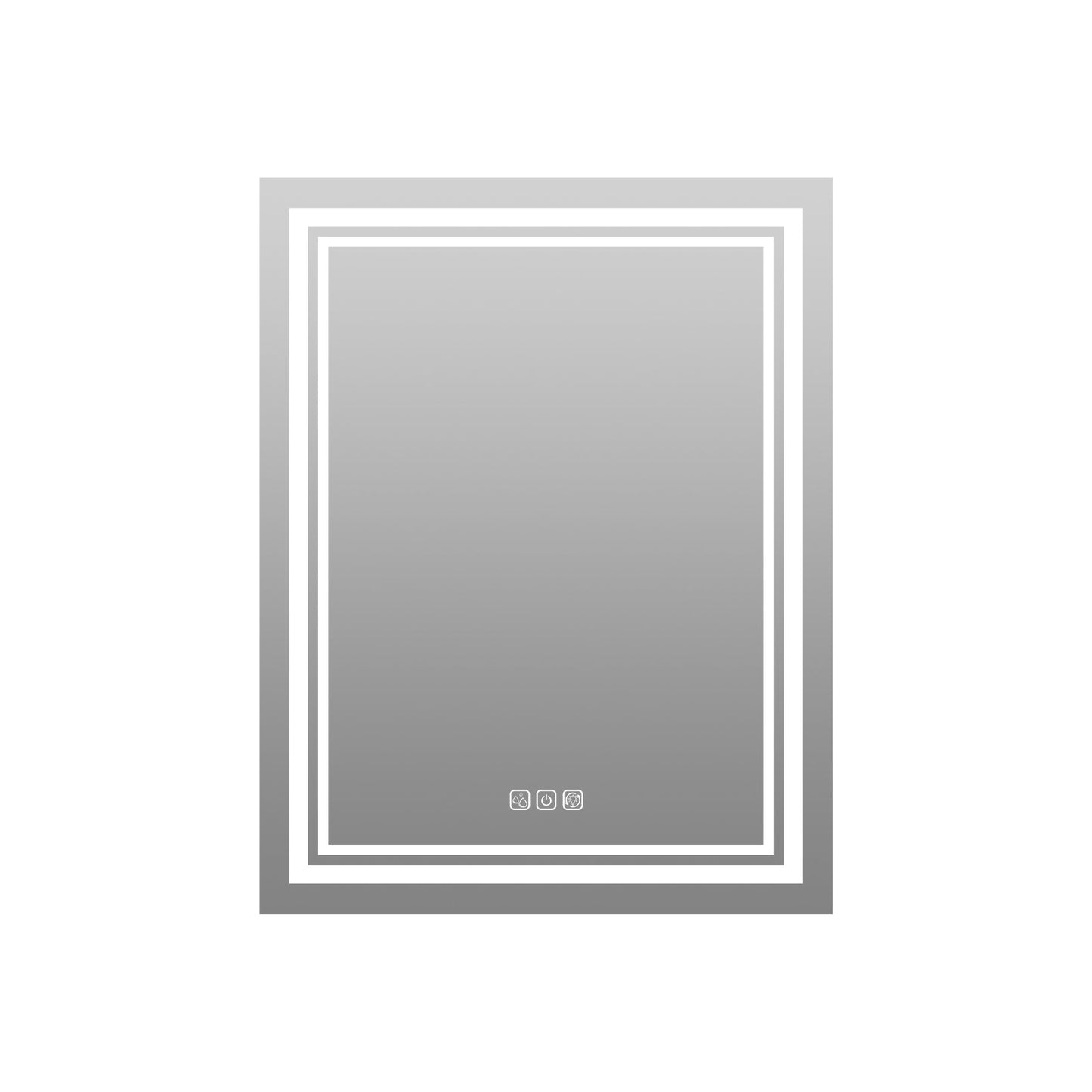 32x24 LED Bathroom Mirror – Dimmable Frontlit & Backlit with Demister & 3CCT Light Modes LED3224A - with | Sold by Uncle Wiener's Wholesale