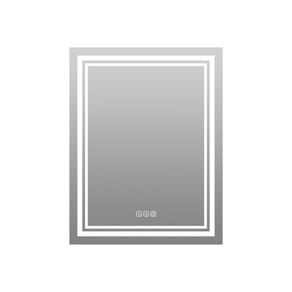 32x24 LED Bathroom Mirror – Dimmable Frontlit & Backlit with Demister & 3CCT Light Modes LED3224A - with | Sold by Uncle Wiener's Wholesale
