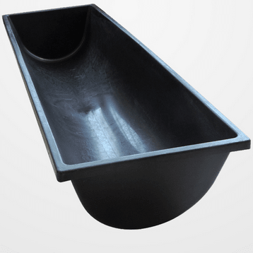 3.3 FT Animal Feed Trough – Heavy - Duty PP Livestock Feeder, 39" x 12" x 7" ST38183 - with | Sold by Uncle Wiener's Wholesale