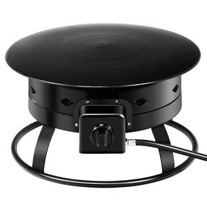 24" Portable Propane Fire Pit with Ignitor Folding Legs and Hose 24" G6502I