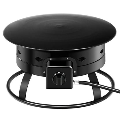 24" Portable Propane Fire Pit with Ignitor Folding Legs and Hose 24" G6502I