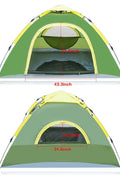 3–4 Person Waterproof Pop - Up Camping Tent – Instant Setup Dome Tent for Outdoor & Hiking (Model POP34) - with | Sold by Uncle Wiener's Wholesale