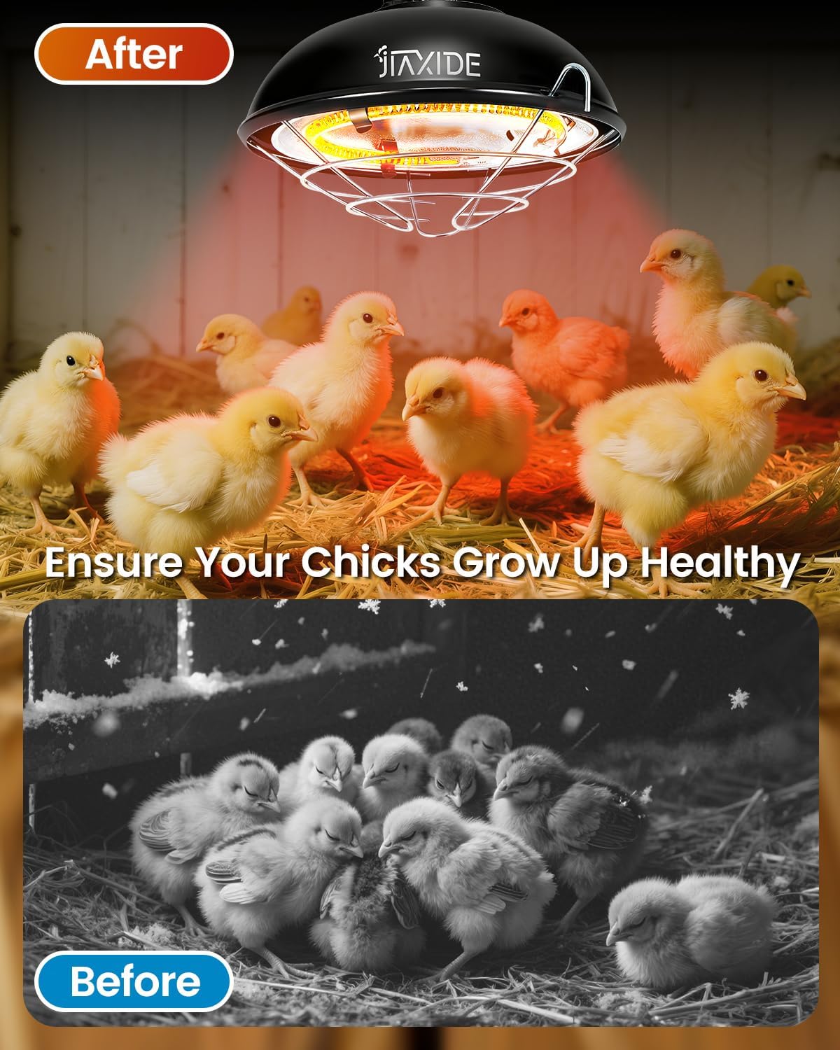 350W Chicken Heat Lamp Dual Mode Adjustable Brooder Lamp Coop Heater CHL350 - with | Sold by Uncle Wiener's Wholesale