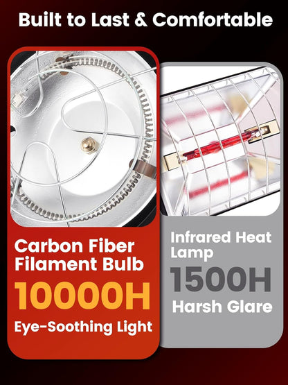 350W Chicken Heat Lamp Dual Mode Adjustable Brooder Lamp Coop Heater CHL350 - with | Sold by Uncle Wiener's Wholesale