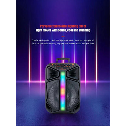 35W Bluetooth Speaker with Tweeter RGB Lights USB TF AUX Mic KTS1849 - with | Sold by Uncle Wiener's Wholesale