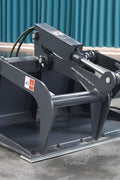 36″ Smooth Bucket Grapple for Mini Skid Steer – Front View

Hydraulic Dual-Arm Mini Skid Steer Grapple Bucket

Top Angle of 36″ Grapple Attachment on Pallet

Compact Skid Steer Grapple Bucket in Black Steel Finish