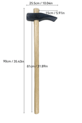 36″ Heavy - Duty Tire Bead Breaking Hammer with Wood Handle – Professional Tire Service Tool TBB36 - with | Sold by Uncle Wiener's Wholesale