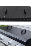 36 Inch Griddle Grill Hard Cover Lid Compatible with Blackstone Outdoor Powder Coated Lightweight Top LYOM018SA - with | Sold by Uncle Wiener's Wholesale