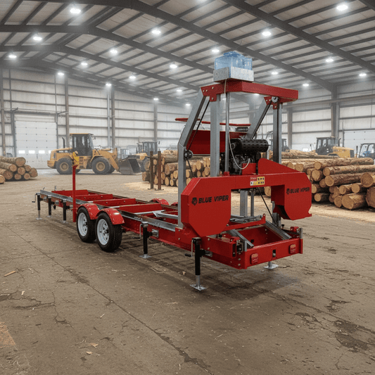36 Inch Portable Sawmill with 27HP Engine: Electric Start Wood Cutting Mill RS36G - Power Tools with 36 IN Portable Sawmill 27 HP Electric Start | Sold by Uncle Wiener's Wholesale