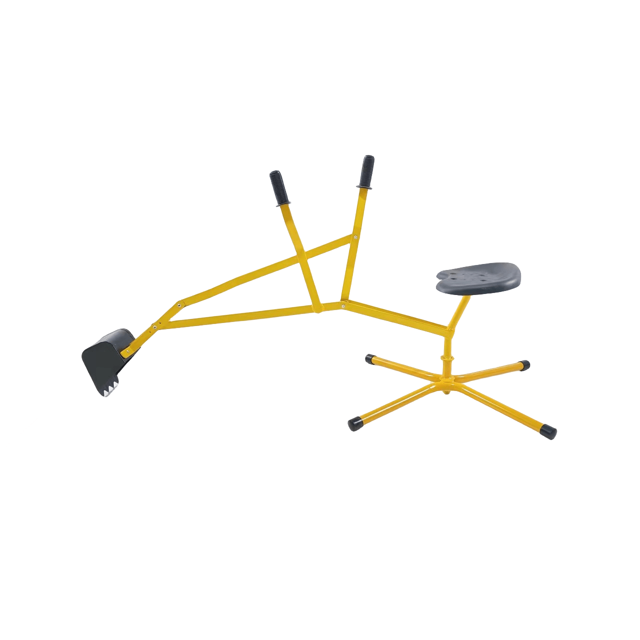 360° Rotating Metal Sandbox Digger Toy – Kids' Ride - On Outdoor Construction Excavator | SKU: 75SBDT - Excavator Attachments with | Sold by Uncle Wiener's Wholesale