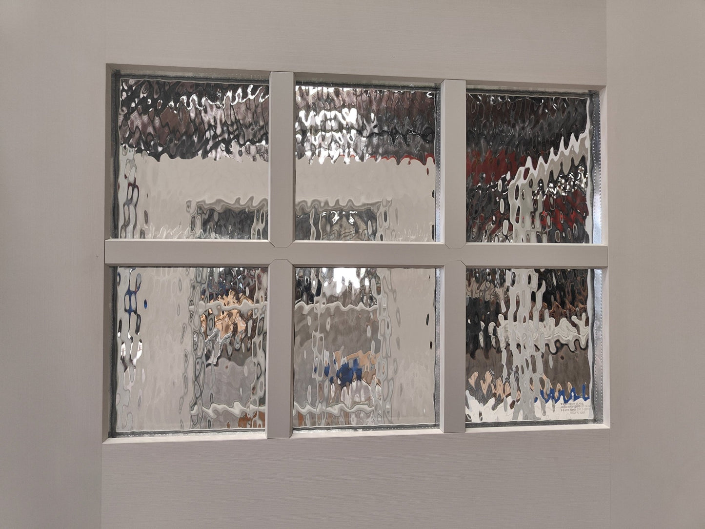 36x80 Fiberglass Exterior Door with 6 - Lite Grid Glass Prehung Smooth Finish Left or Right Hand Swing FG03LH FG03RH - with Right Hand Swing | Sold by Uncle Wiener's Wholesale