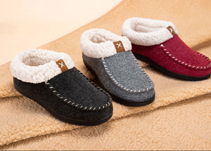 VeraCosy Women’s Memory Foam Moccasin Slippers – Cozy Non-Slip Indoor Outdoor House Shoes, Assorted Sizes and Colours