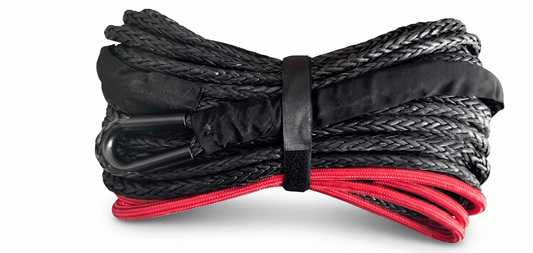 3/8 Inch x 80 Ft Synthetic Winch Rope 16,280 Lb Heavy Duty Replacement Line W1024 - with | Sold by Uncle Wiener's Wholesale
