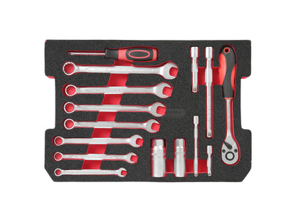 Complete 116-Piece Pro Series Mechanics Tool Set CRV Steel Socket & Wrench Kit with Case WT2512291