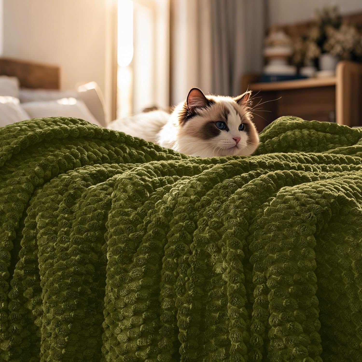 3D Jacquard Flannel Fleece Blanket Plush Soft Throw 50x60 60x80 90x90 Inches JFFBLK - with 60" x 80" (152 x 203 cm) – Twin / Full | Sold by Uncle Wiener's Wholesale
