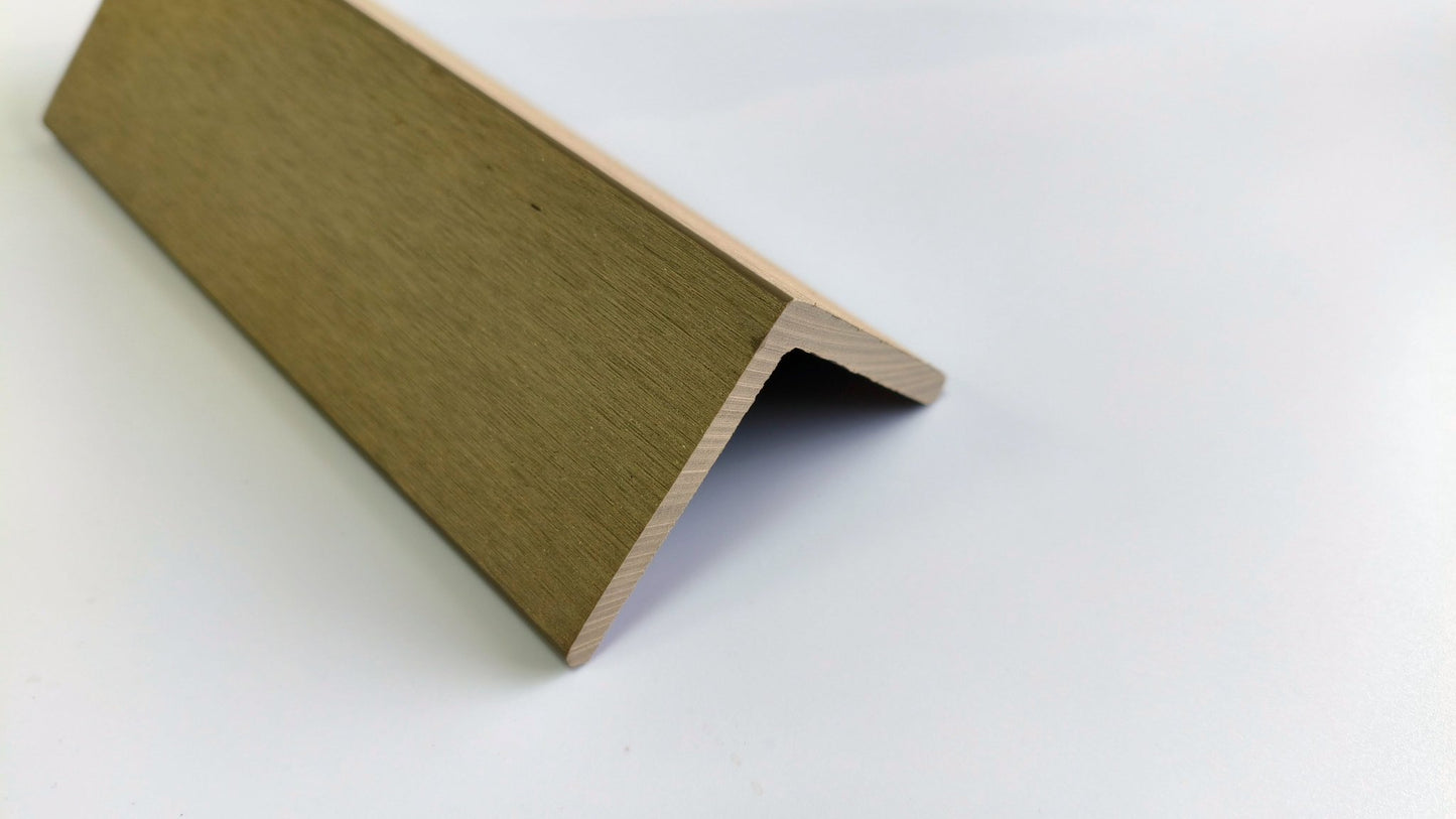 3D Wood Grain WPC Decking System 22 Sq ft Pack Boards Keel Edge Trim & Fasteners - with Edge Strips (Charcoal) | Sold by Uncle Wiener's Wholesale