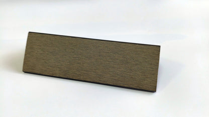 3D Wood Grain WPC Decking System 22 Sq ft Pack Boards Keel Edge Trim & Fasteners - with Edge Strips (Charcoal) | Sold by Uncle Wiener's Wholesale