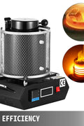 3KG Digital Melting Furnace – 110V Electric Gold, Copper, Silver Smelter with PID Control – 5183KG - with | Sold by Uncle Wiener's Wholesale