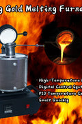 3KG Gold & Metal Melting Furnace 2100W – High - Temp Electric Smelter 2000°F | 110V - with | Sold by Uncle Wiener's Wholesale