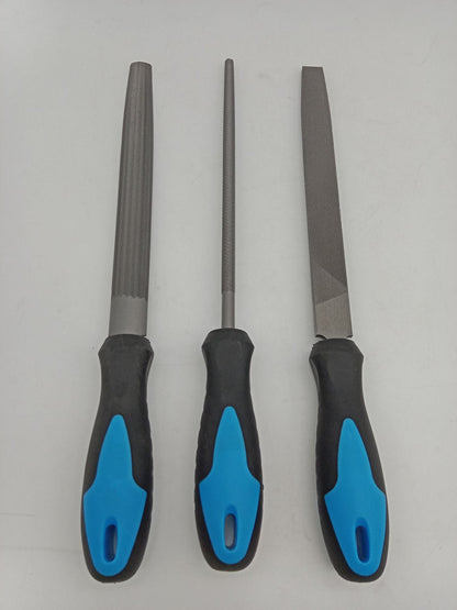 3pc Metal File Set 8" T12 Steel Hand File Kit Workshop Tools T0947 - with | Sold by Uncle Wiener's Wholesale