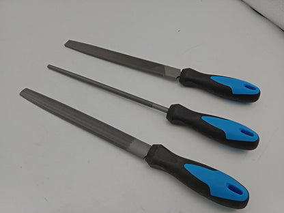 3pc Metal File Set 8" T12 Steel Hand File Kit Workshop Tools T0947 - with | Sold by Uncle Wiener's Wholesale