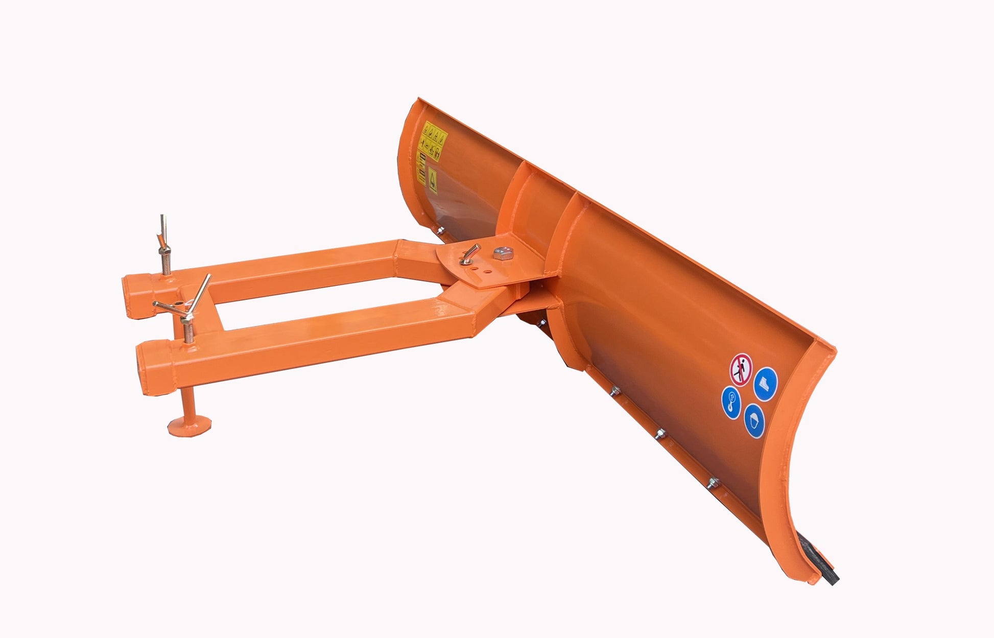 6.56 FT Snow Push Blade for Forklift & Skid Steer – Heavy-Duty Winter Attachment