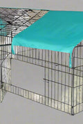 88" Dog Kennel with Green Cover – Side View

Rabbit & Chicken Cage Enclosure – Front Angle

Outdoor Animal Enclosure with Cover – Set Up in Yard

Pet Containment Cage – Metal Frame Close-up