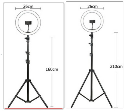 New 82" Portable LED Selfie Ring Light with Tripod & Phone Holder – USB Powered | SKU: CL19
