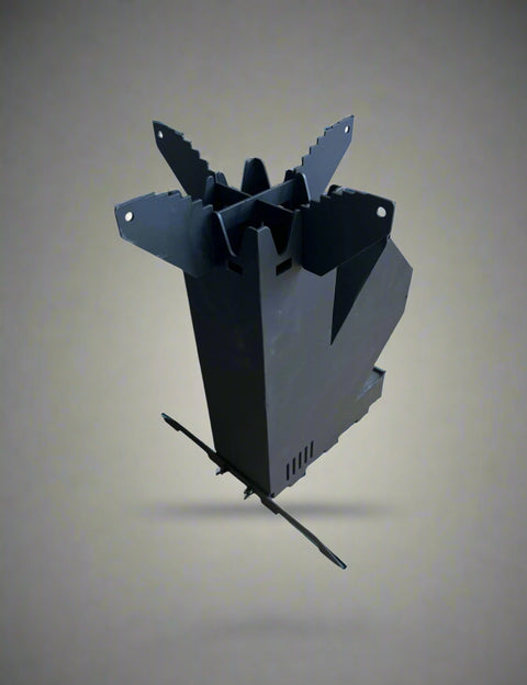 Heavy-Duty Rocket Stove for Outdoor Cooking & Camping BBQ – High Heat Wood-Fired Stove 2504031