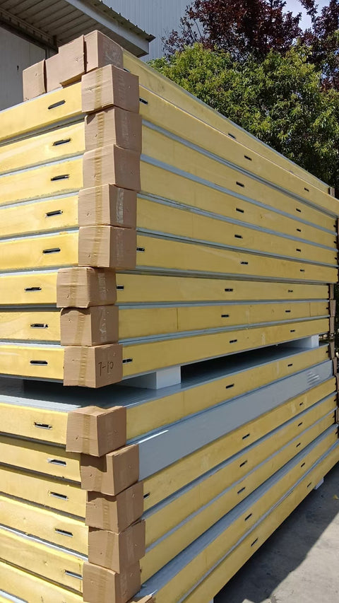 4" EPS Foam Core Insulated Metal Wall Panels – 7ft x 4ft Cold Storage & Freezer Panels 394931P - with | Sold by Uncle Wiener's Wholesale