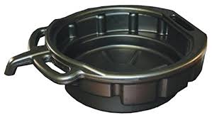 4 - Gallon Oil Drain Pan with Easy - Grip Handles – Heavy - Duty Design | Model 17942 - with | Sold by Uncle Wiener's Wholesale