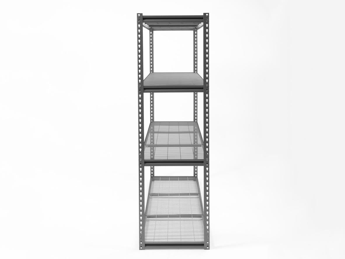 4 - Layer 6FT Heavy - Duty Steel Garage Shelving Rack – 3000 lb Capacity Adjustable Storage NB002 - with | Sold by Uncle Wiener's Wholesale