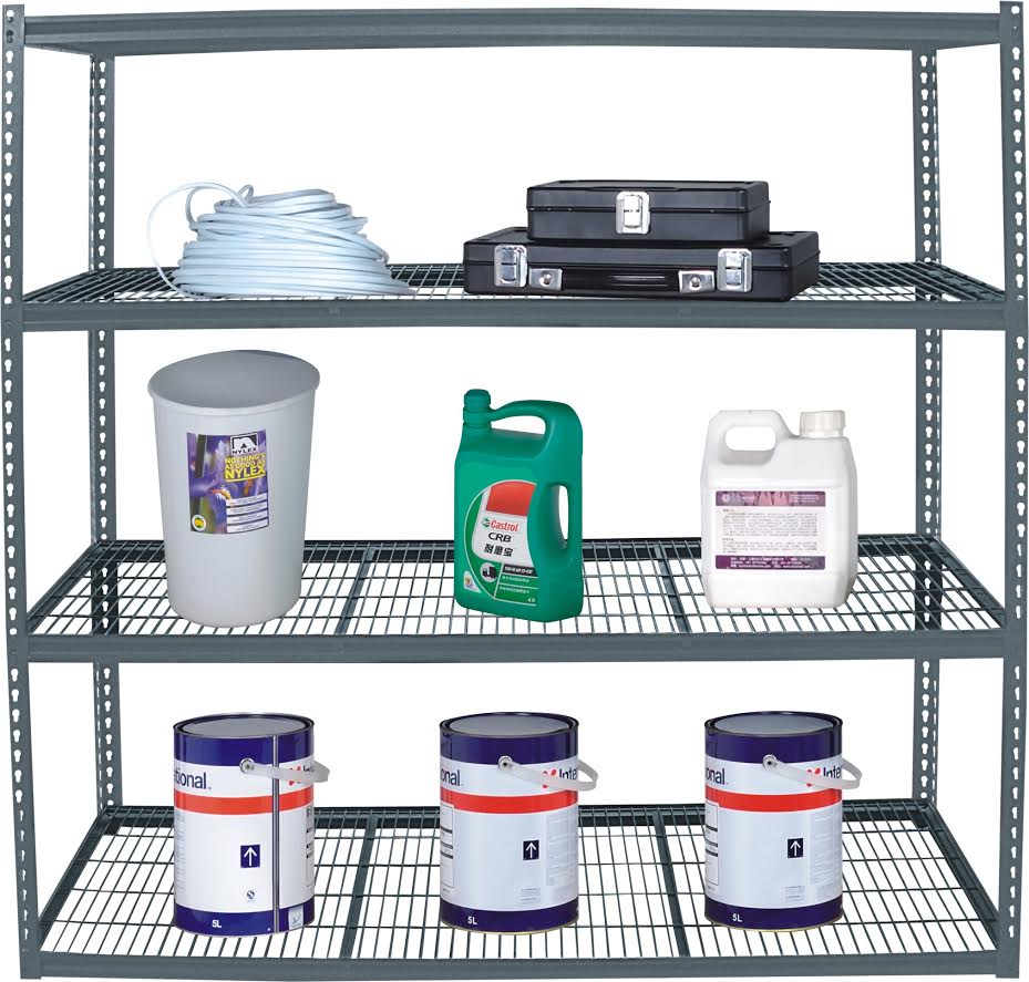 4 - Layer 6FT Heavy - Duty Steel Garage Shelving Rack – 3000 lb Capacity Adjustable Storage NB002 - with | Sold by Uncle Wiener's Wholesale