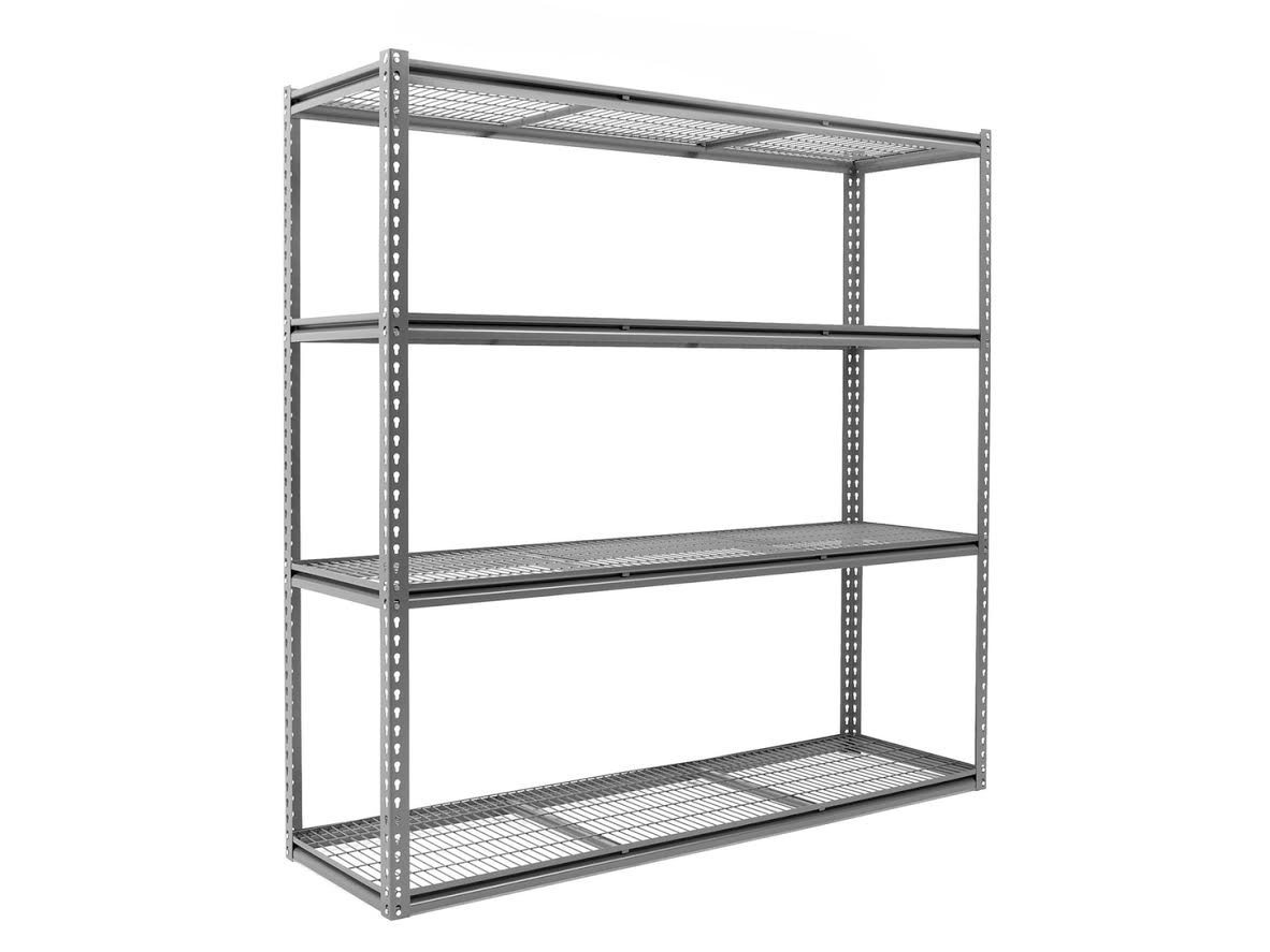 4 - Layer 6FT Heavy - Duty Steel Garage Shelving Rack – 3000 lb Capacity Adjustable Storage NB002 - with | Sold by Uncle Wiener's Wholesale