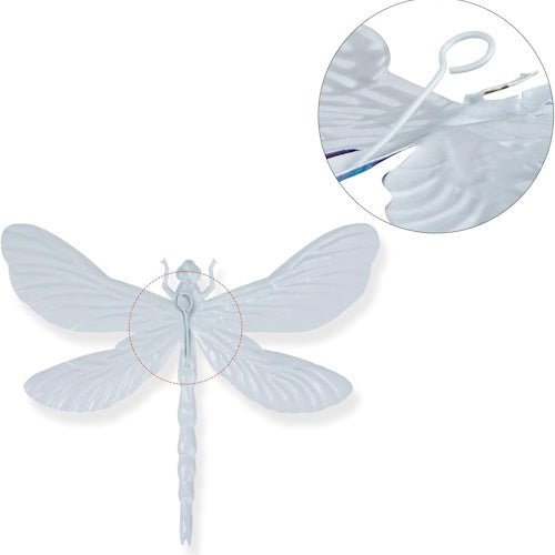 4-Pack Colourful Metal Dragonfly Wall Decor 8.8" x 5.9" for Garden, Fence, Patio & Outdoor Decor ONWD1209 - with | Sold by Uncle Wiener's Wholesale
