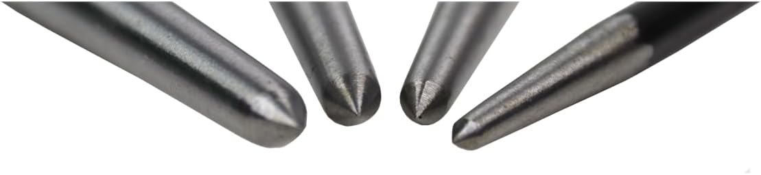 4 PC Rolling Head Pry Bar Set – Heavy Duty Steel Hand Tools for Shop & Garage | S1198 - with | Sold by Uncle Wiener's Wholesale