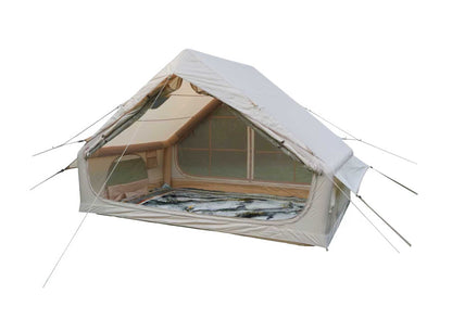 4 - Person Inflatable Camping Tent with Stove Jack, Waterproof 210D Oxford Hot Tent for All - Season Camping IT420SJ - with | Sold by Uncle Wiener's Wholesale