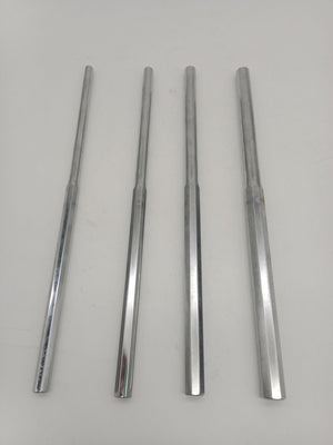 4-Piece Extended Pin Punch Set 350mm Long Reach Chrome-Plated Steel Heavy Duty T0937
