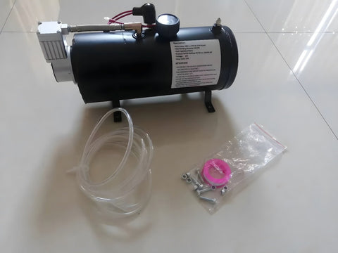 4 - Trumpet 150 dB Train Air Horn Kit – Loud Compressor System | Model S1123 - with | Sold by Uncle Wiener's Wholesale