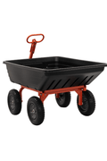 4 - Wheel Garden Utility Cart with Tow/Pull Handle & Pneumatic Tires GDC1200 - with | Sold by Uncle Wiener's Wholesale
