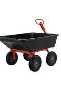 4 - Wheel Garden Utility Cart with Tow/Pull Handle & Pneumatic Tires GDC1200 - with | Sold by Uncle Wiener's Wholesale