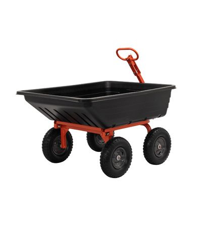 4 - Wheel Garden Utility Cart with Tow/Pull Handle & Pneumatic Tires GDC1200 - with | Sold by Uncle Wiener's Wholesale