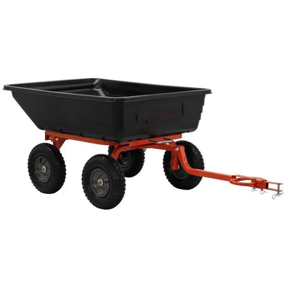 4 - Wheel Garden Utility Cart with Tow/Pull Handle & Pneumatic Tires GDC1200 - with | Sold by Uncle Wiener's Wholesale