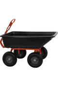 4 - Wheel Garden Utility Cart with Tow/Pull Handle & Pneumatic Tires GDC1200 - with | Sold by Uncle Wiener's Wholesale