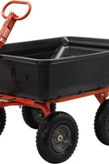 4 - Wheel Garden Utility Cart with Tow/Pull Handle & Pneumatic Tires GDC1200 - with | Sold by Uncle Wiener's Wholesale