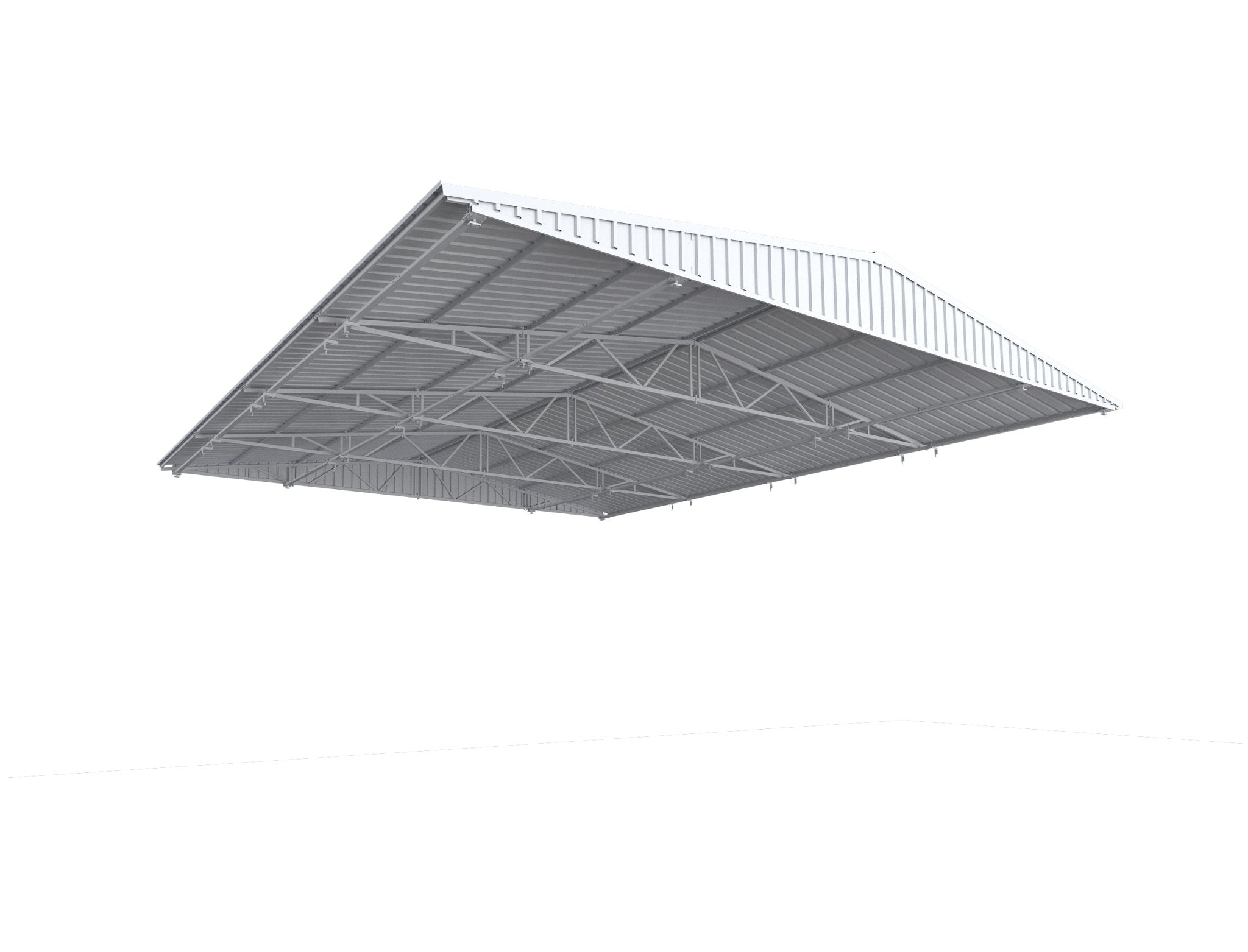40′ × 36′ × 14′ Galvanized Steel Container Garage Shed Kit Heavy - Duty Metal Building MC364014 - with | Sold by Uncle Wiener's Wholesale