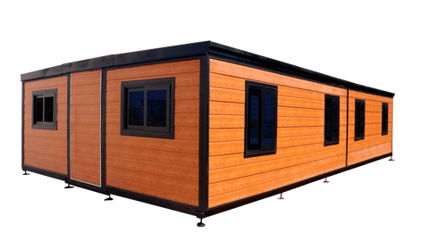 40 FT 3 - Bedroom Prefab Modular Home – Off - Grid Folding House with Kitchen & Electric Setup | SKU: S020940FT - Prefab Modular Home | 40FT Off - Grid Container House with | Sold by Uncle Wiener's Wholesale