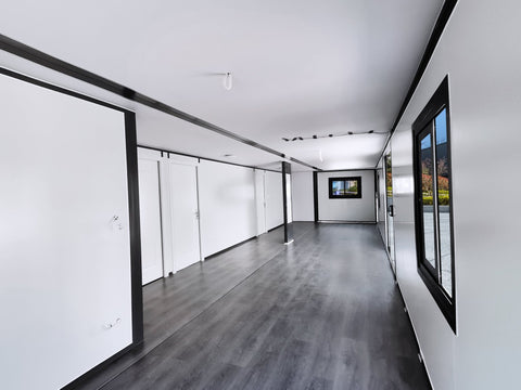 40 FT 3 - Bedroom Prefab Modular Home – Off - Grid Folding House with Kitchen & Electric Setup | SKU: S020940FT - Prefab Modular Home | 40FT Off - Grid Container House with | Sold by Uncle Wiener's Wholesale